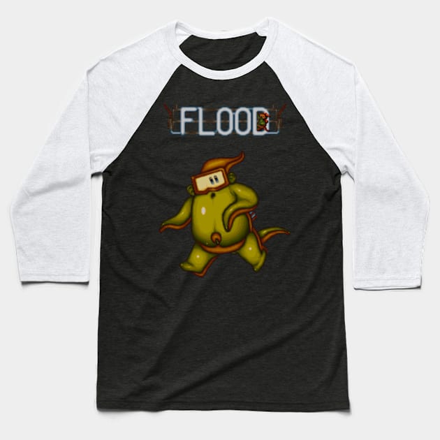 Flood Baseball T-Shirt by iloveamiga